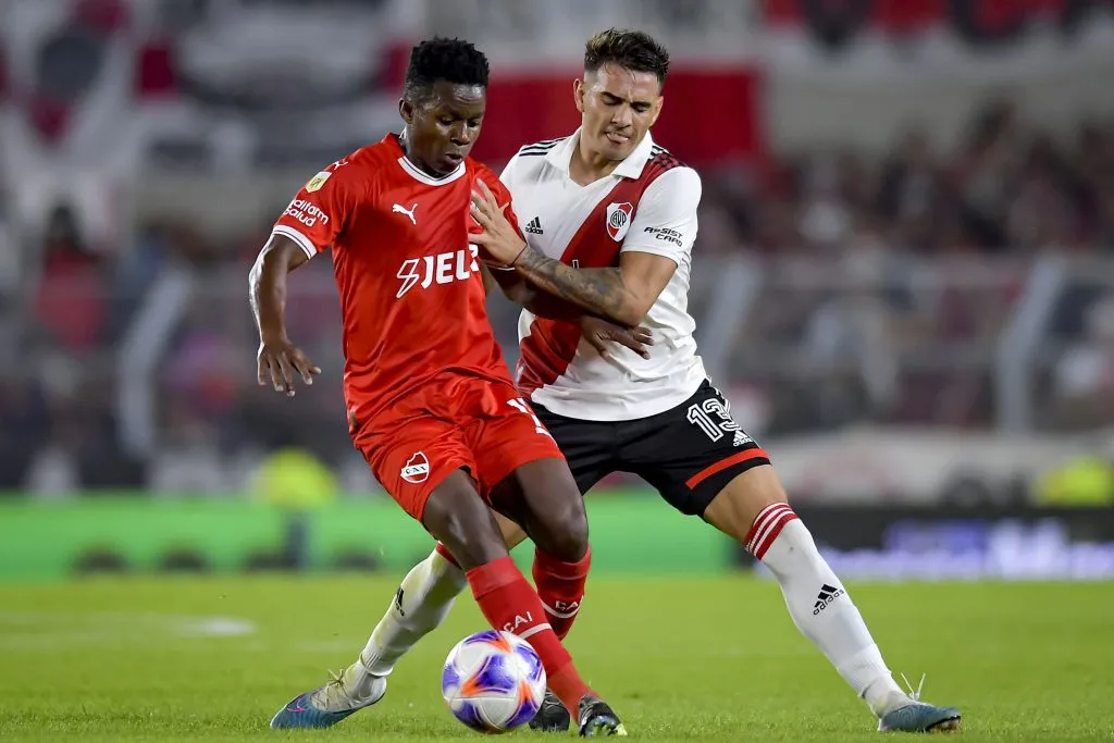 Cazares durante su paso por Independiente. (Getty)