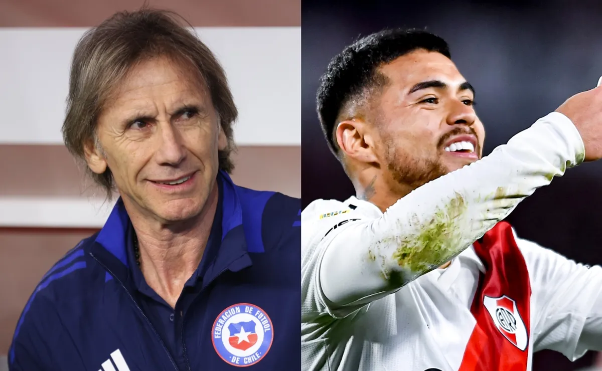 Ricardo Gareca, DT de Chile, se refirió a la continuidad de Paulo Díaz en River (Fotos: Getty).