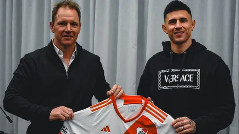 Adam Bareiro fue presentado como nuevo refuerzo de River hace algunos días.