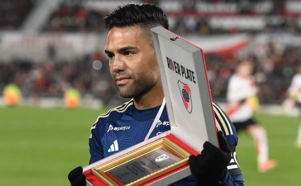 Radamel Falcao regresó al Monumental después de 15 años.