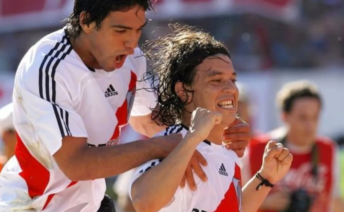 Falcao y Gallardo, ex compañeros en River Plate.