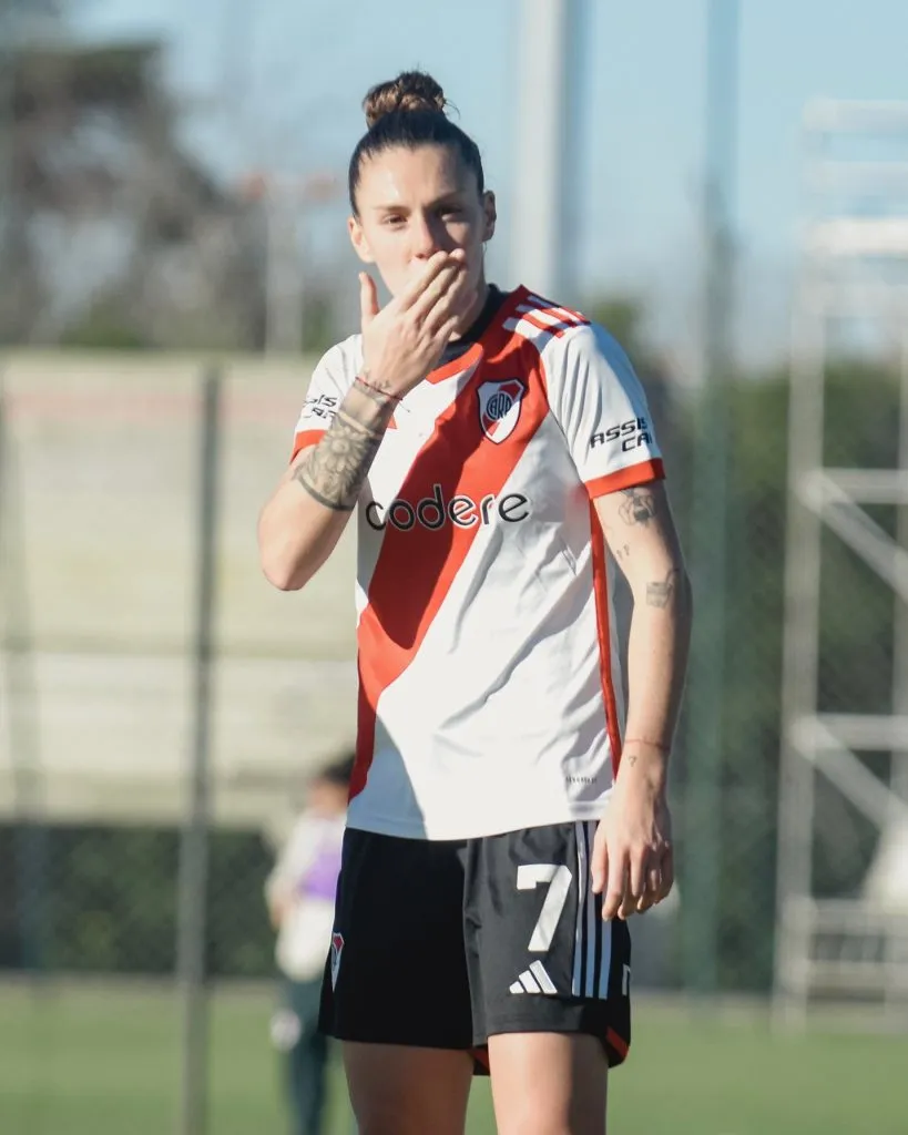 River viene de vencer 3-0 a Rosario Central en un partido pendiente por la fecha 7. Catalina Primo marcó un doblete. (Foto: River Plate Fem).