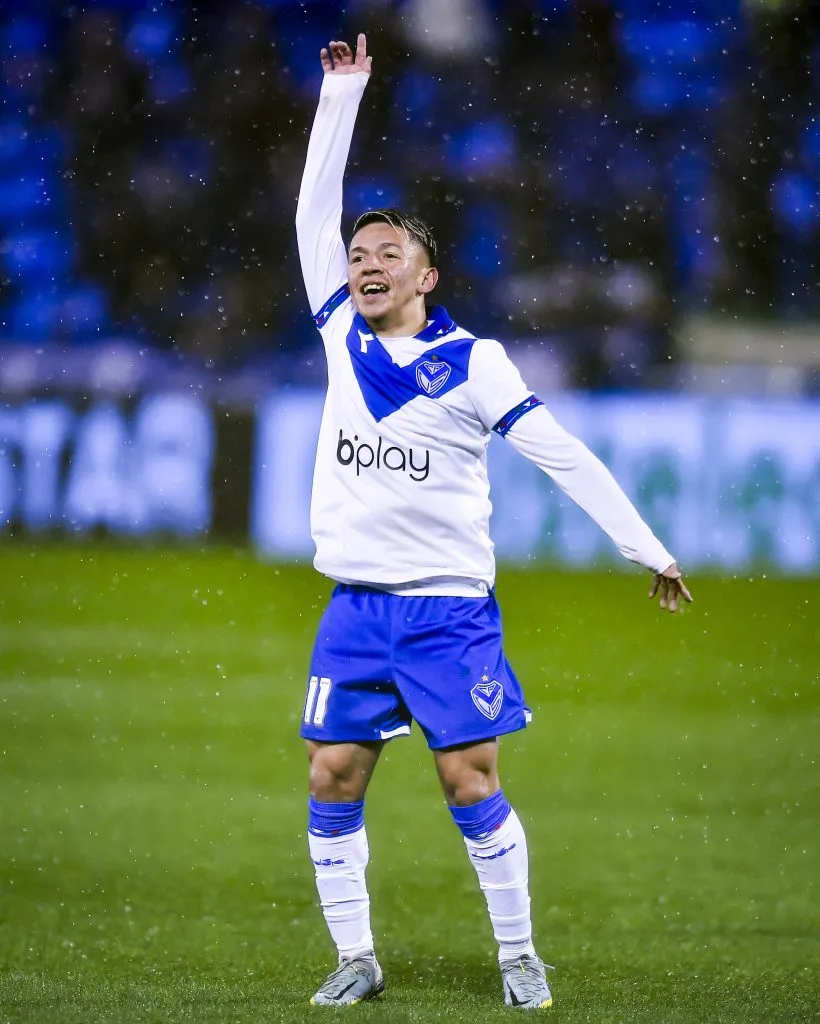 Prestianni la rompió en Vélez. (Getty)