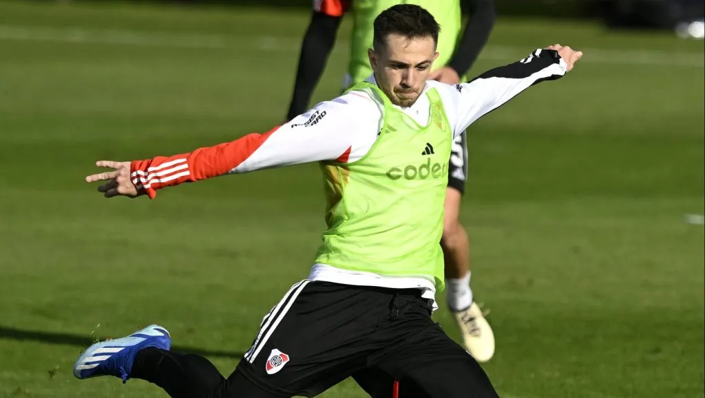 Felipe Peña Biafore, en acción en River Camp.