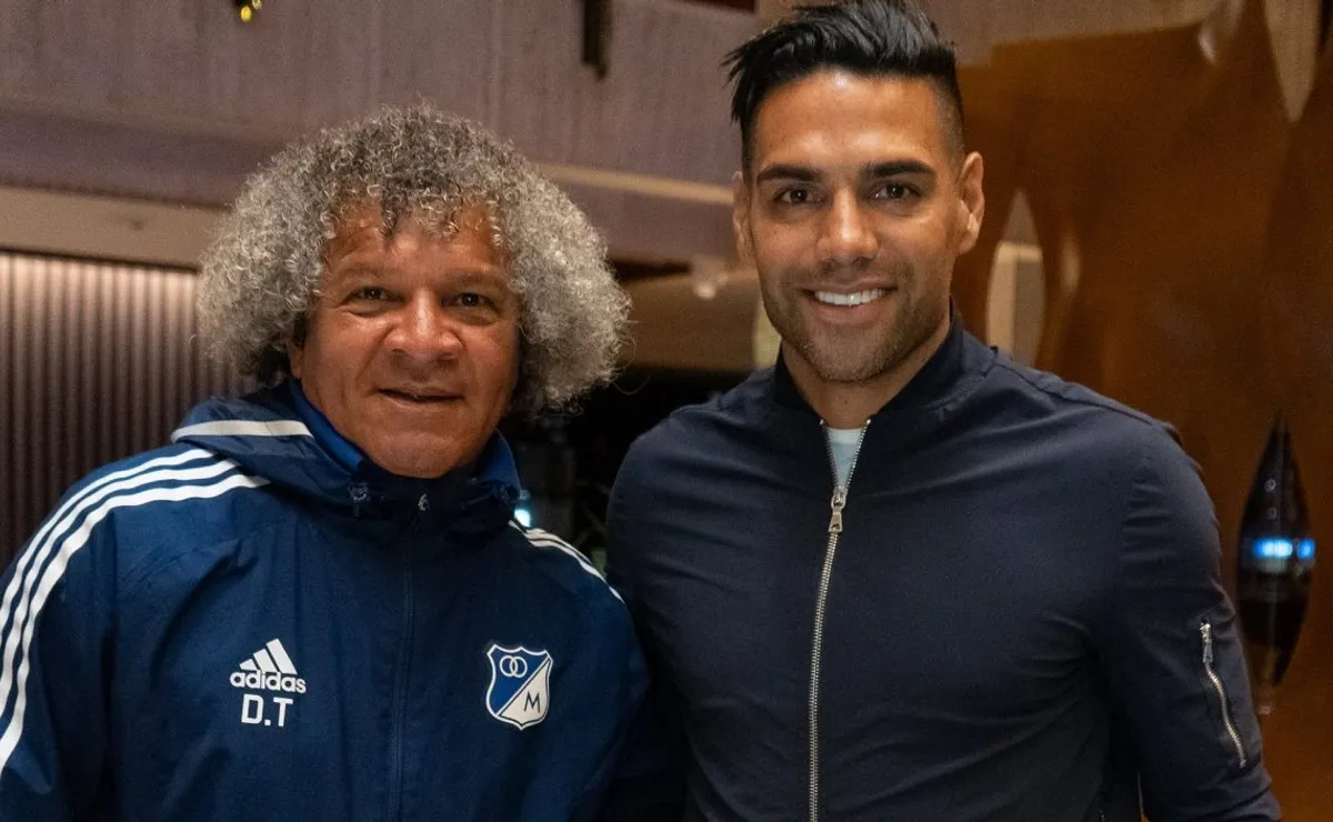 Falcao se sumó a la concentración de Millonarios de cara al partido contra River