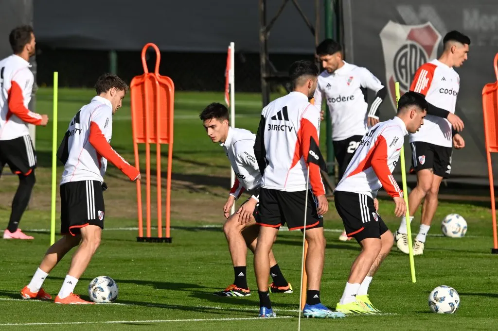 Fede Gattoni ya se entrena con River. (LPM/Diego Haliasz)