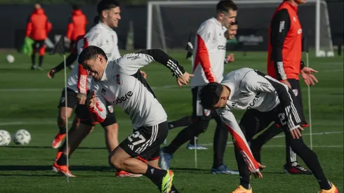 El plantel entrena en River Camp (Foto: Prensa River).