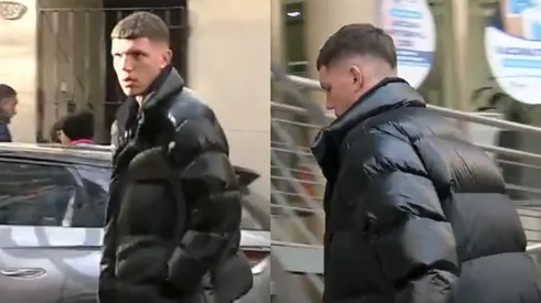 Carboni se hace la revisión médica.