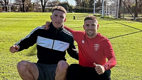 La foto que compartió Franco Carboni.