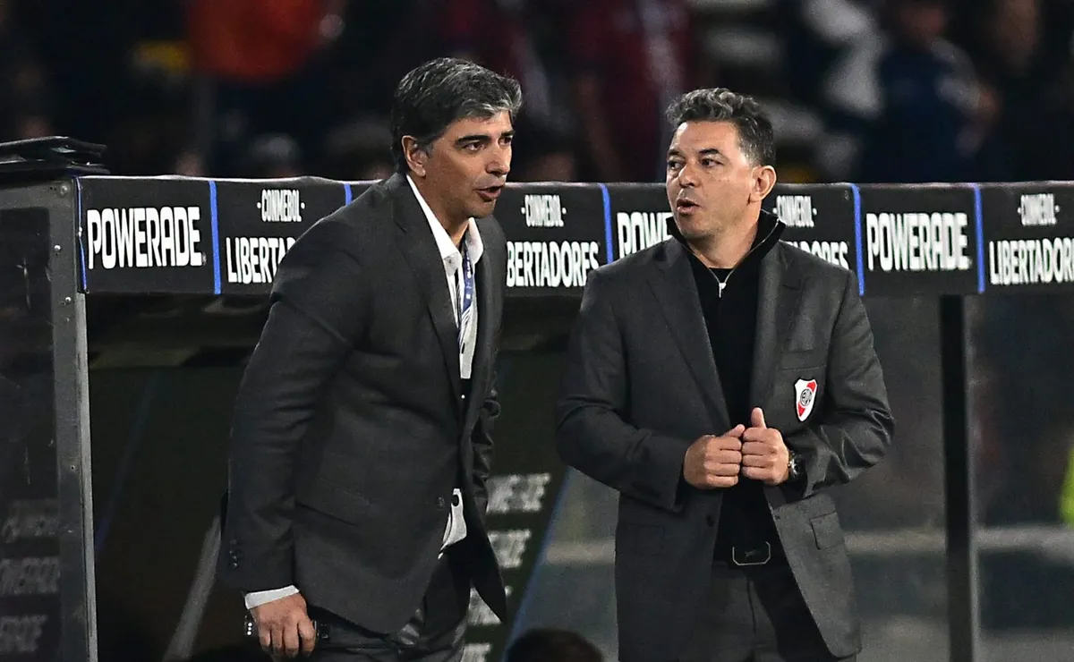 Gallardo y Biscay en acción. (Getty)