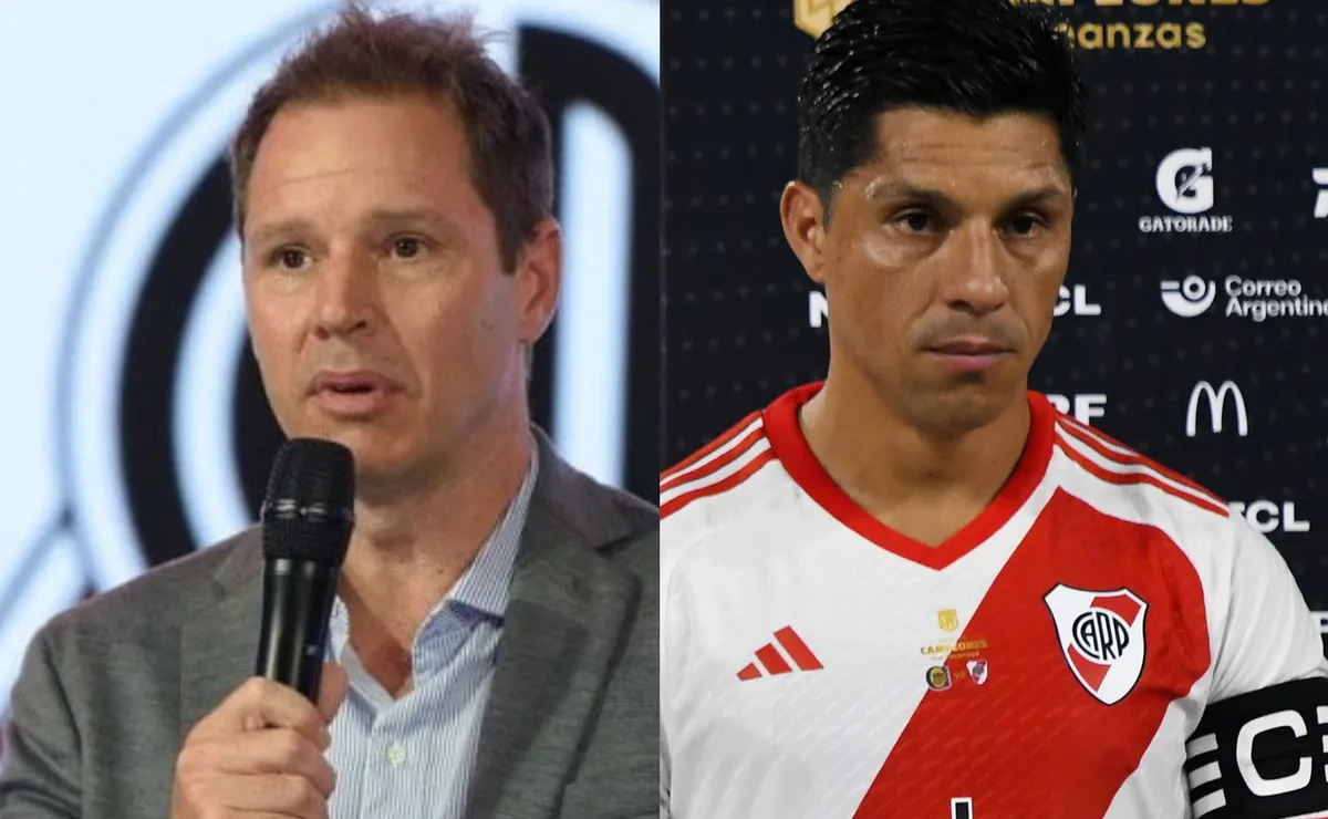 Brito habló de Enzo Pérez y Demichelis.