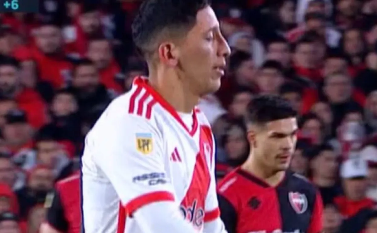Aliendro se fue lesionado ante Newell's.
