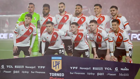 Los once titulares de River ante Newell's.
