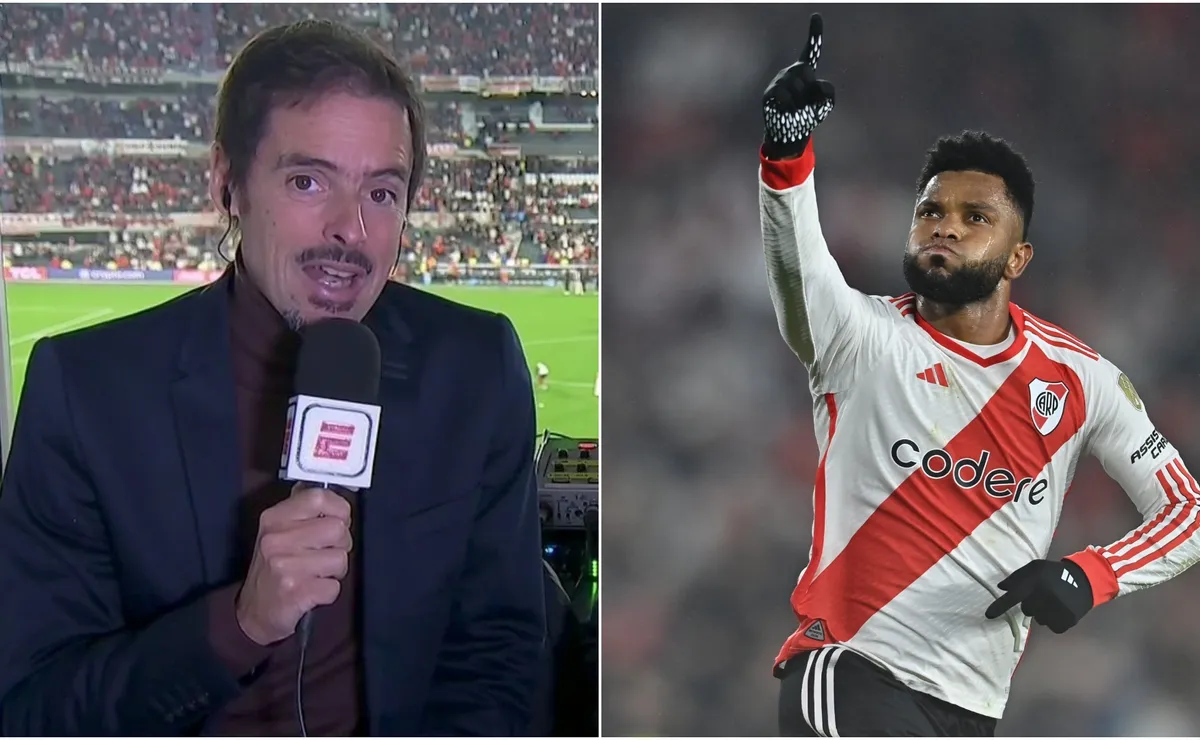 El relator Mariano Closs advirtió un movimiento de River y anticipó el gol de Miguel Borja ante Talleres por la Copa Libertadores 2024.