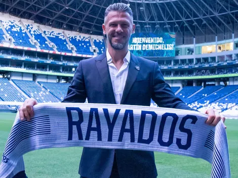 Demichelis volvió a hablar de River en su presentación en Monterrey