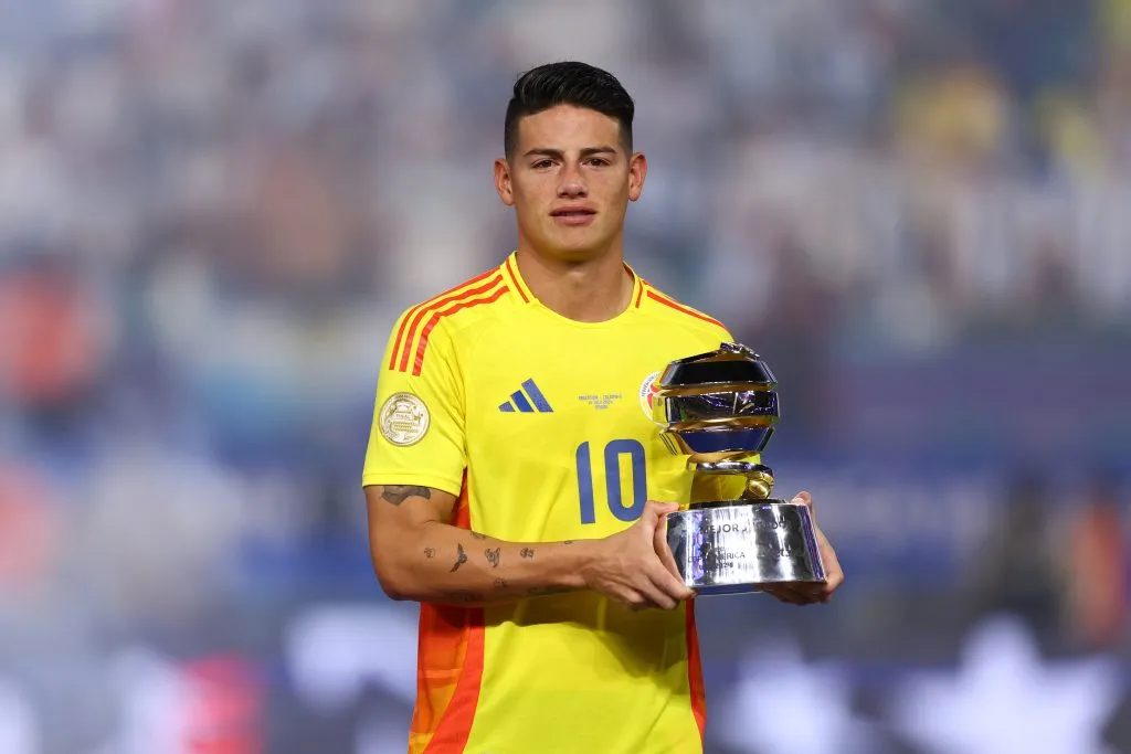 James fue el MVP de la Copa América. (Foto: Getty).