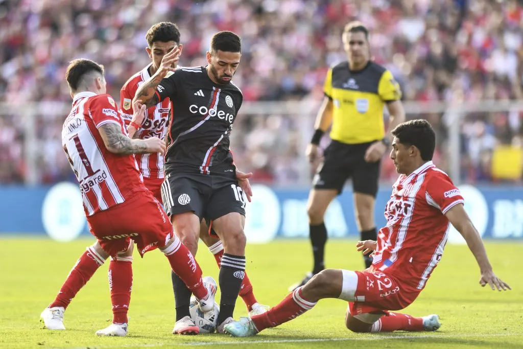River no levanta cabeza de visitante. (Getty)