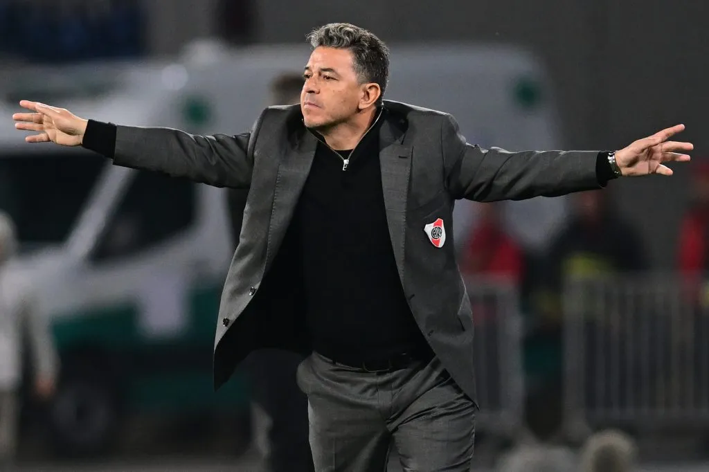 Gallardo se fue molesto del Bosque.