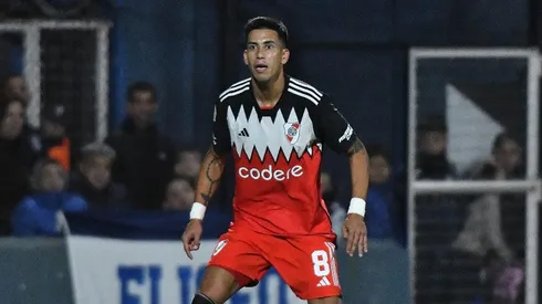 Maxi Meza hizo su debut con el Millonario, cumplió y se meterá en el once vs. Talleres. Foto: Prensa River.