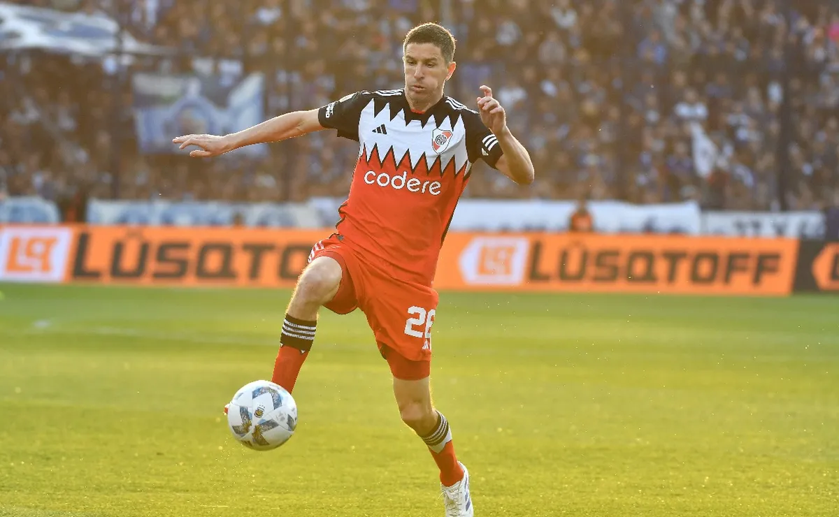 Nacho Fernández adelantó a River vs. Gimnasia.