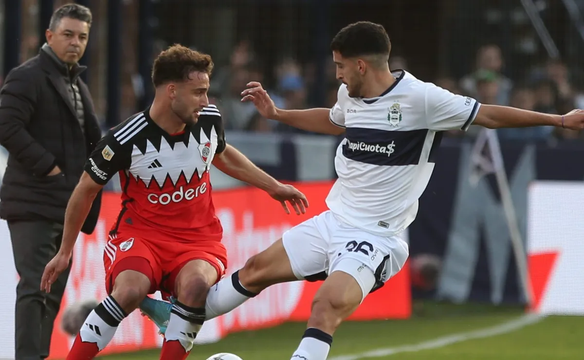 River enfrentó a Gimnasia en La Plata. (Foto: Getty).