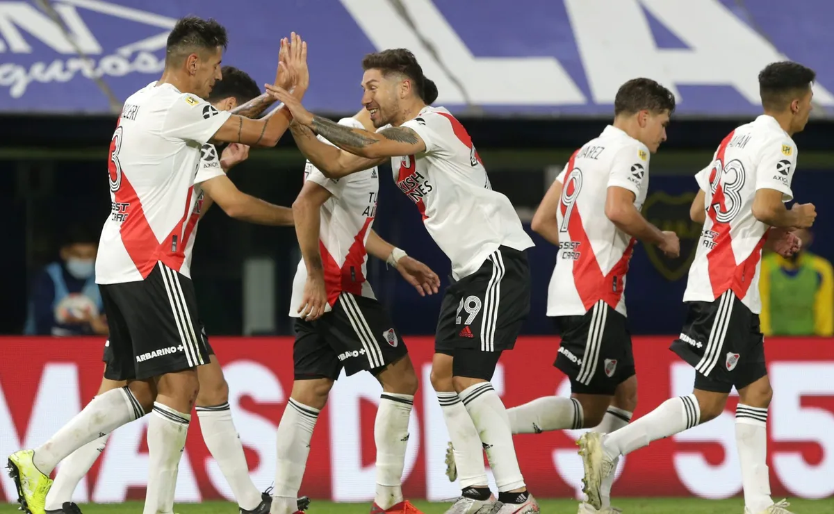 Fabrizio Angileri durante su estadía en River.