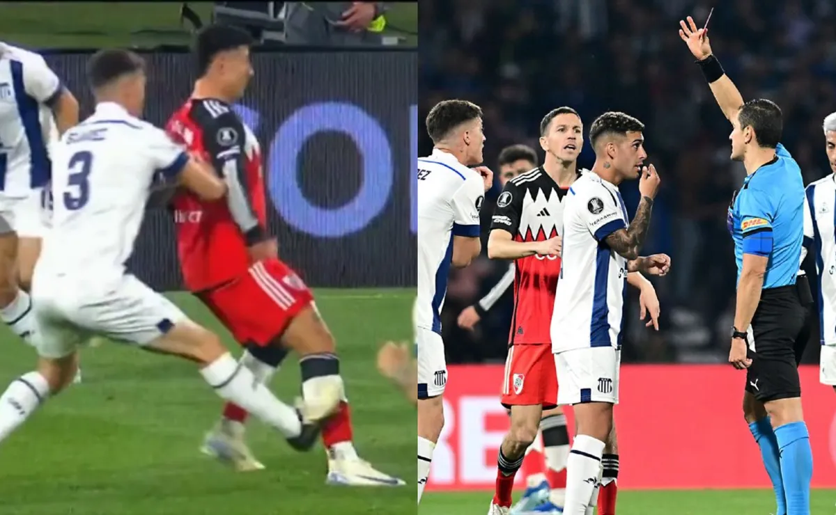 El audio del VAR de la expulsión a Talleres ante River.