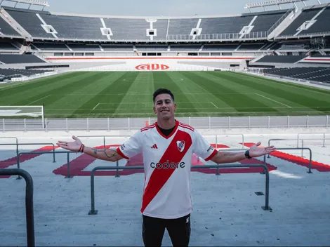 Oficial: River presentó a Maxi Meza como nuevo refuerzo