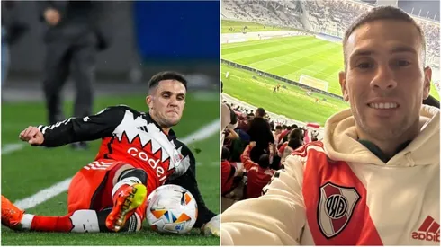Nicolás Bustos cumplió un "sueño" al ver debutar a su hermano Fabricio en River (FOTO: INSTAGRAM, @nicobustos9).
