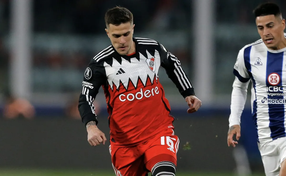Así fue el debut de Bustos en River. Foto: Prensa Conmebol.