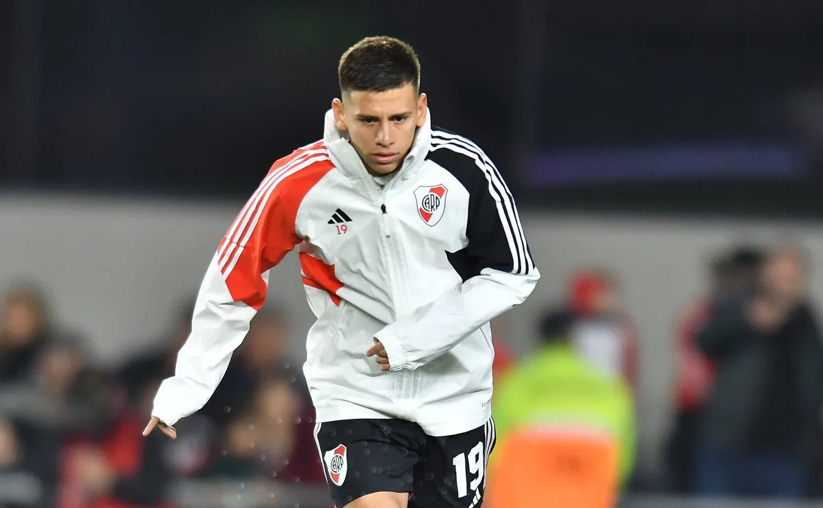 Echeverri está ante sus últimos encuentros con la camiseta de River.