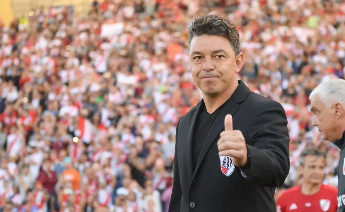 El último partido de Gallardo en River fue la goleada ante Betis.