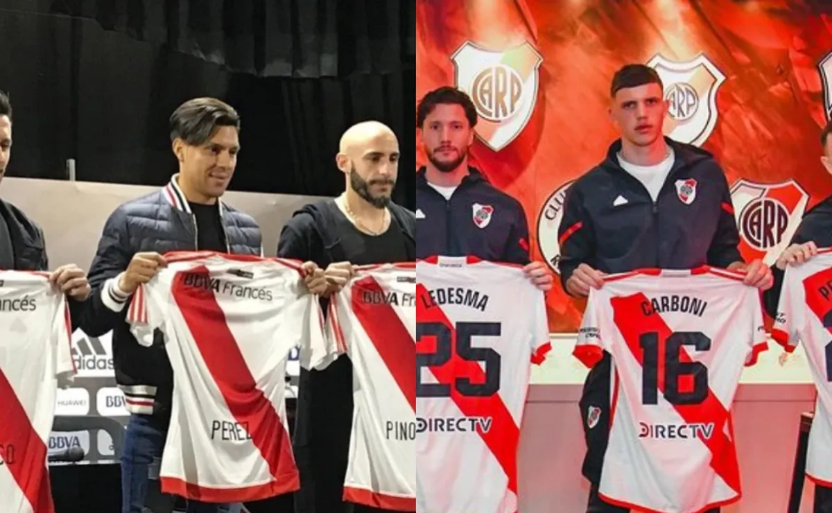 Ocho refuerzos y van: el mercado más movido de River en los últimos 10 años