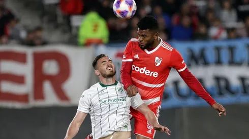 Cuando Borja entró en el segundo tiempo los centros empezaron a tener otro color, pero aún así River ganó muy poco en el área de Banfield.