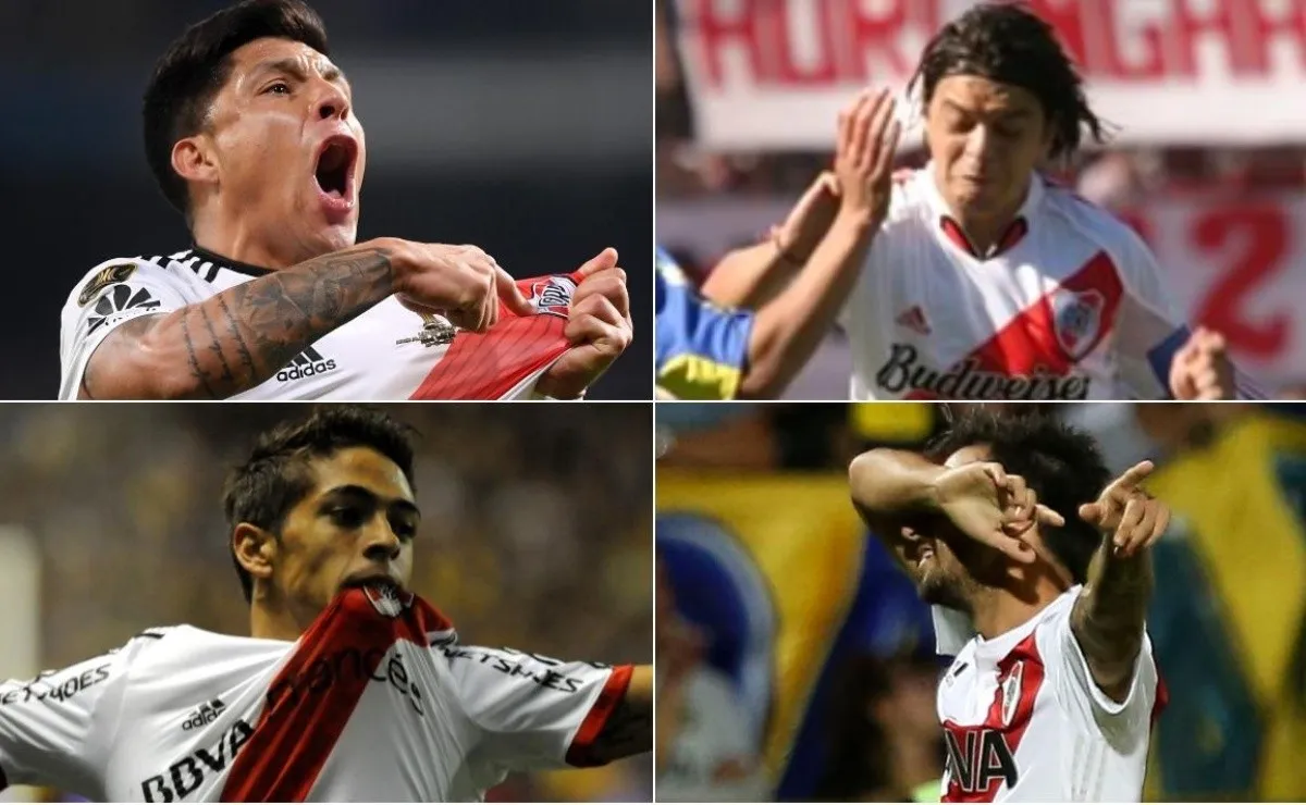 Enzo Pérez en Madrid, el Muñeco en el Monumental, Lanzini en la Bombonera y Scocco en Mendoza.