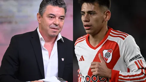 Gallardo pondría a Echeverri en su despedida.