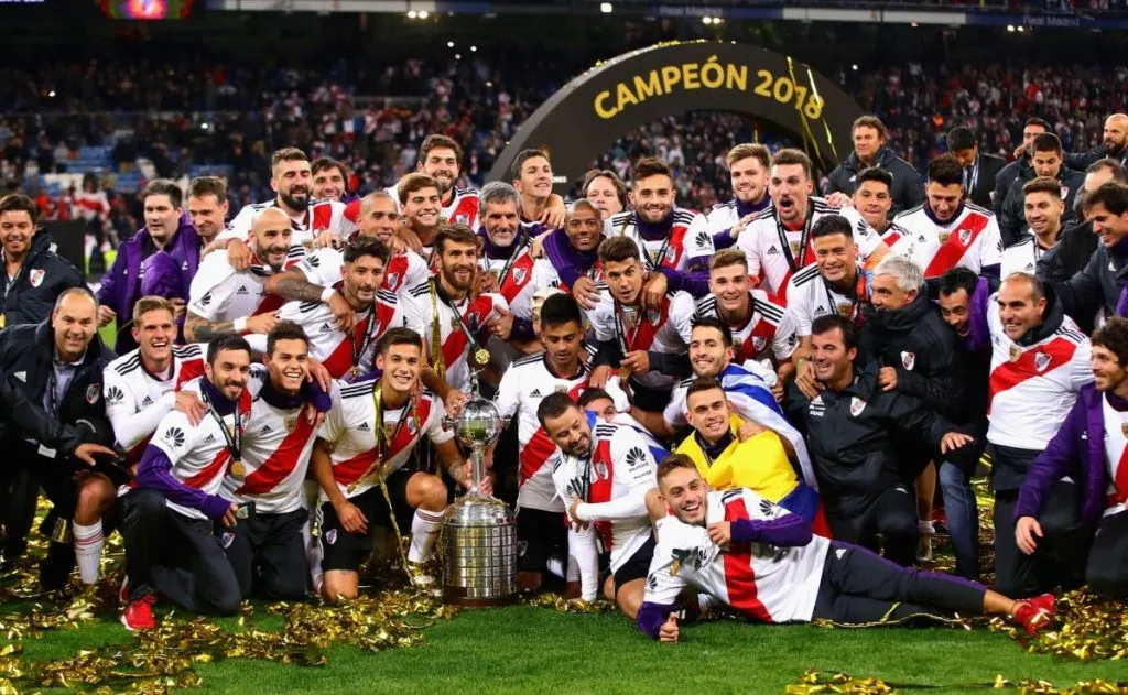 River quiere volver a ganar la Libertadores: la última vez fue en 2018 vs. Boca.