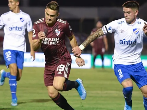 La lluvia de goles en el último cruce entre River y Nacional
