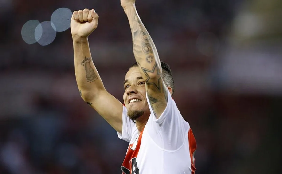 D'Alessandro jugó 122 partidos oficiales en River y marcó 28 goles