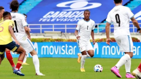 Nicolás De La Cruz jugó el primer tiempo, donde se lo vio dolorido y fue reemplazado en el entretiempo, aunque fue por una cuestión táctica.