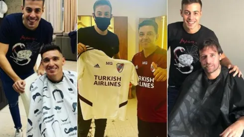 Monteverde le cortó el pelo a Driussi, Mammana, Kranevitter, Cavenaghi y el Chori Domínguez,.