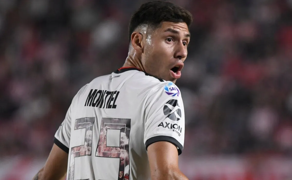 Gonzalo Montiel disputó 106 partidos oficiales en River y marcó 1 gol