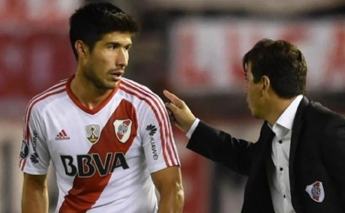 Luciano Lollo disputó 16 partidos oficiales en River y marcó 1 gol