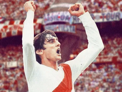 Francescoli, a 37 años de su debut en River: "Fue un partido con muchos nervios"