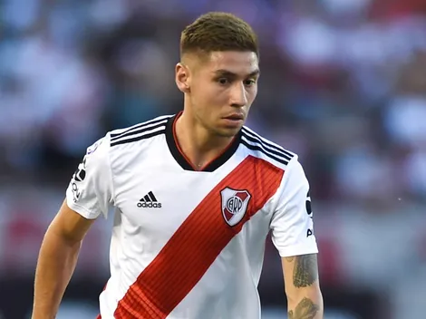 Montiel sufrió un esguince ante Banfield