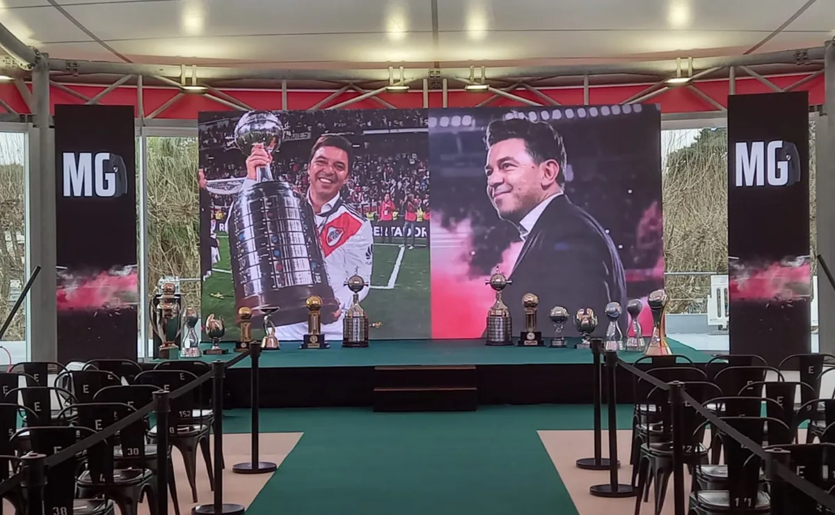 Presentación de Marcelo Gallardo como DT de River 2024.