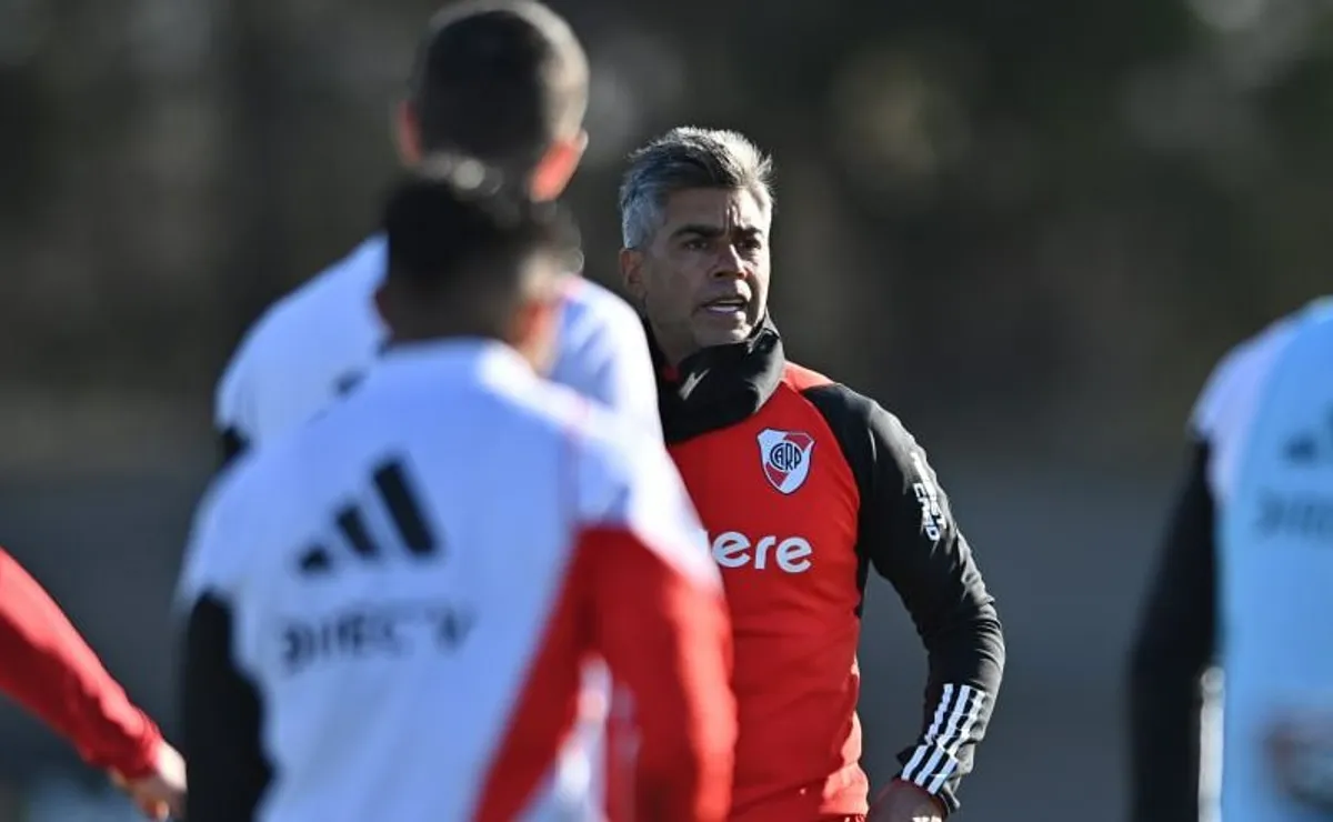Escudero tiene todo listo para el partido ante Unión. (Foto: Prensa River).