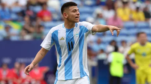 Echeverri sumó 48 minutos en los JJ. OO. y anotó un gol.