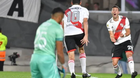 El festejo de Nacho y Paradela, dos puntos muy altos en el equipo de Martín Demichelis.