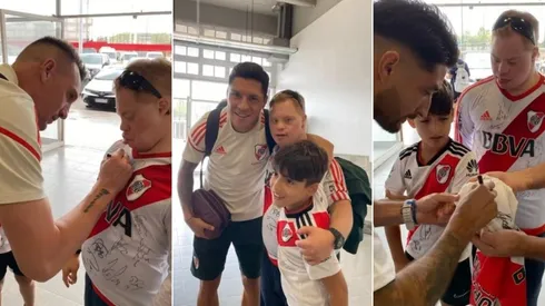 El joven fanático del Más Grande que cumplió el sueño de conocer a sus ídolos.